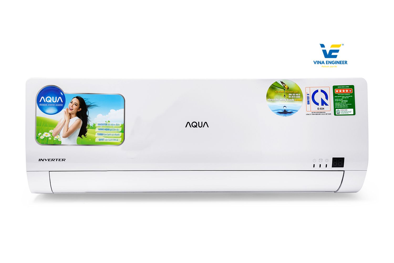 Máy lạnh Aqua AQA-KCRV12WMN (1.5Hp) Inverter