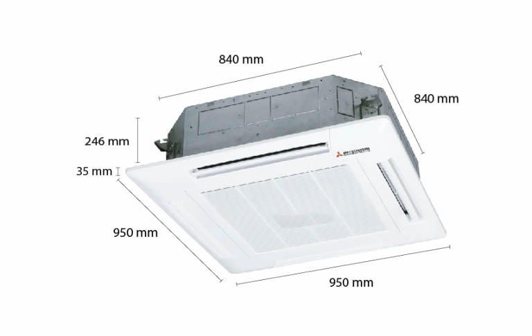 Máy lạnh âm trần Mitsubishi Heavy FDT100CR-S5 (4.0Hp) 3 Pha
